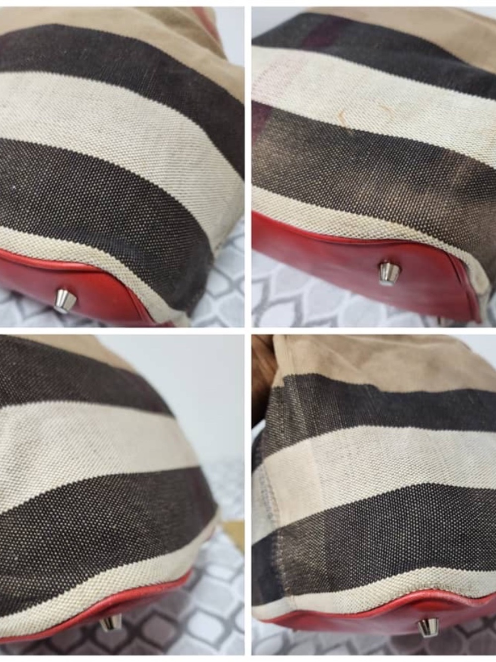 Authentic Burberry Exploded Check Ashby Medium Shoulder Bag Multicolor - Picture 13 of 14